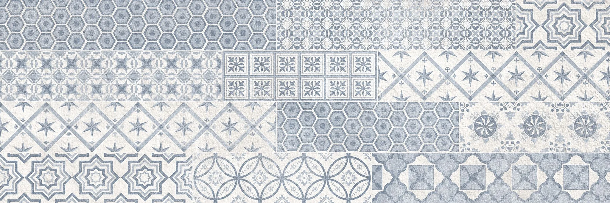 Φωτογραφία προϊόντος: KEROS CERAMICA Πλακάκι Τοίχου CITY DECORADO WALK AZUL 25X75