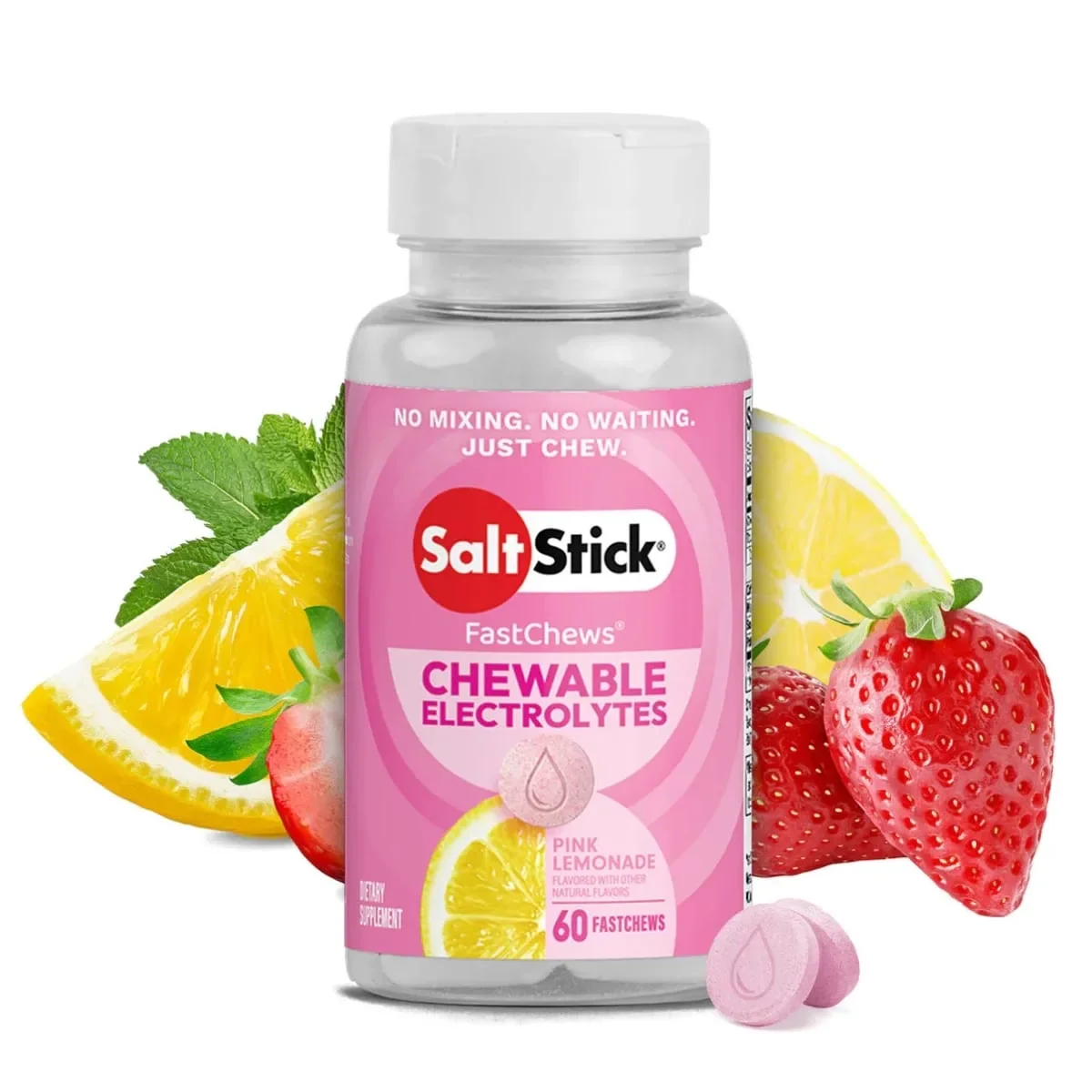Φωτογραφία προϊόντος: GR SaltStick FastChews Pink Lemonade (60 tabs) έως 12 άτοκες δόσεις ή 24 δόσεις