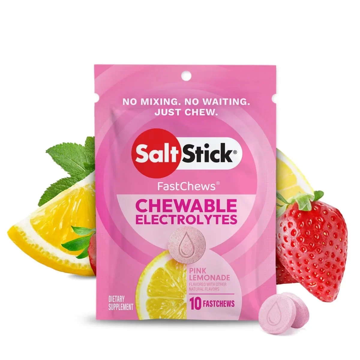 Φωτογραφία προϊόντος: GR SaltStick FastChews Pink Lemonade (10 tabs) έως 12 άτοκες δόσεις ή 24 δόσεις