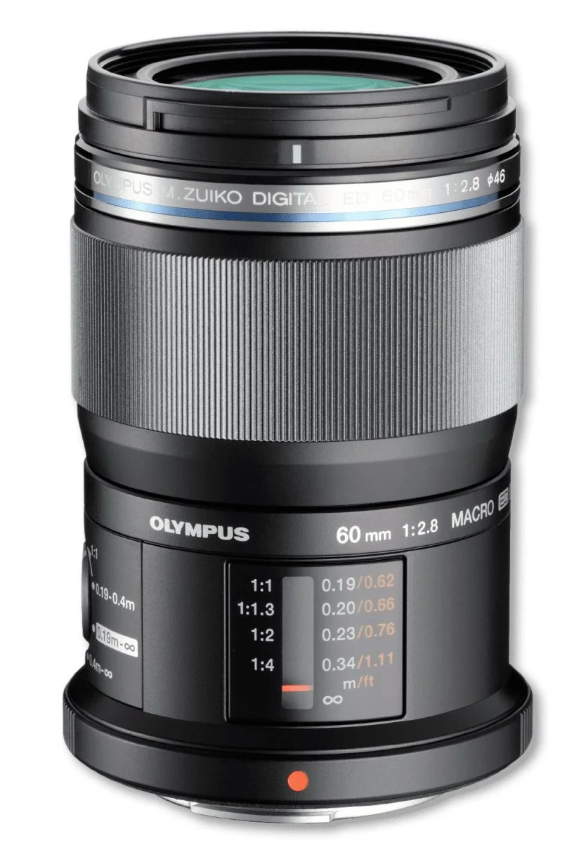 Φωτογραφία προϊόντος: Olympus 60mm 1:2.8 MACRO BLACK M.ZUIKO DIGITAL (EM-M6028) Lense Micro FT