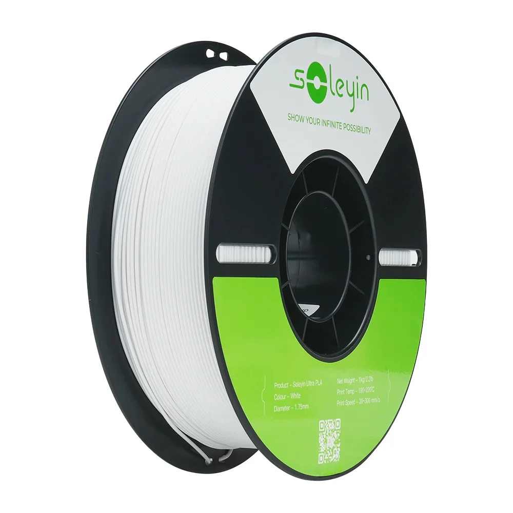 Φωτογραφία προϊόντος: Creality Soleyin Ultra PLA White 3D Printer Filament 1 kg Spool,1.75 mm