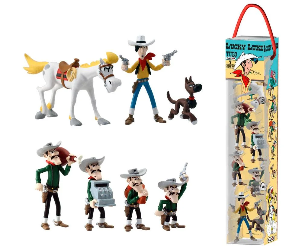 Φωτογραφία προϊόντος: Plastoy Lucky Luke Mini Figure 7-Pack Characters 4 - 10 cm