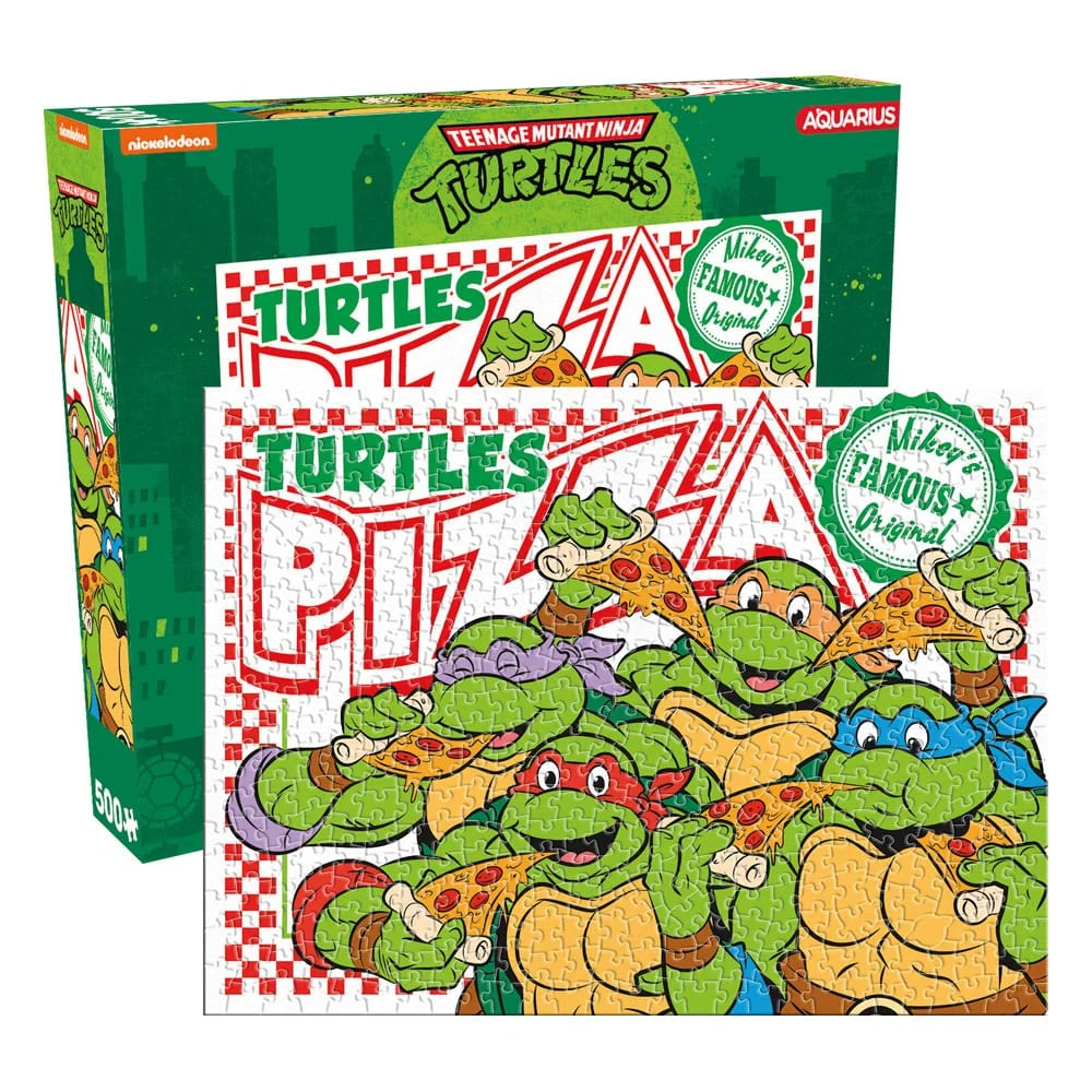 Φωτογραφία προϊόντος: Aquarius Teenage Mutant Ninja Turtles Jigsaw Puzzle Pizza (500 pieces)