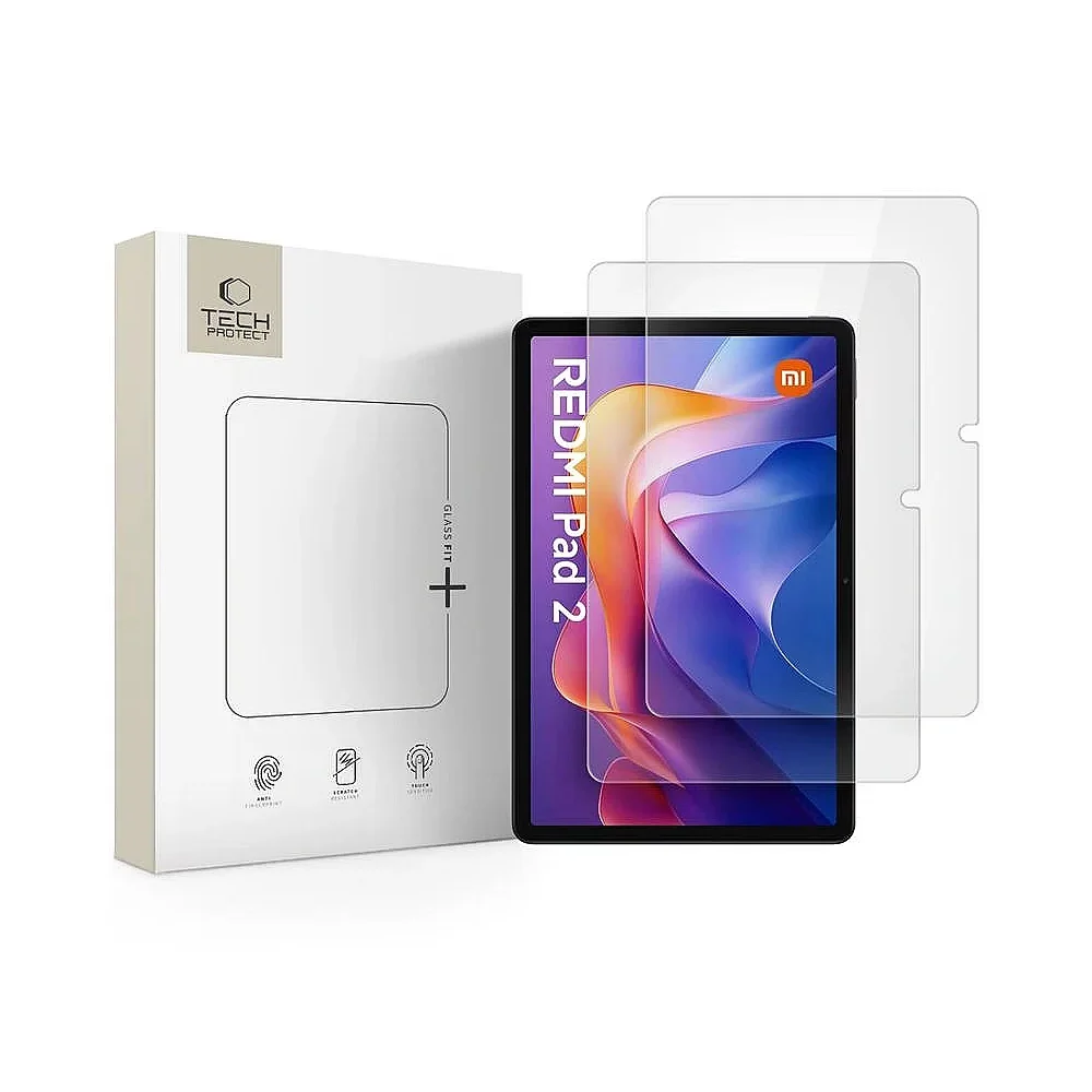 Φωτογραφία προϊόντος: Tech-Protect Glass Fit+ 2-Pack Xiaomi Redmi Pad 2 / SE 11.0 Clear