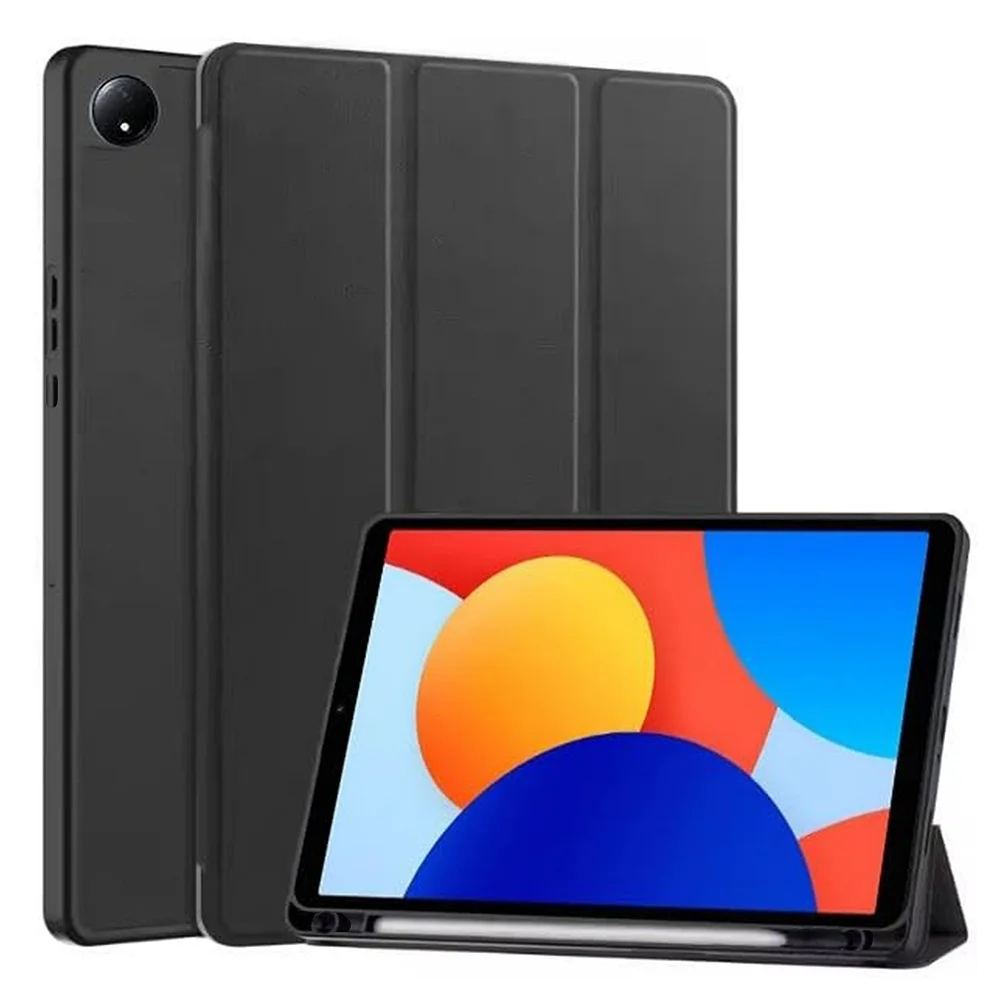 Φωτογραφία προϊόντος: Techsuit Θήκη Flex Trifold Xiaomi Redmi Pad SE 4G 8.7" με Εσοχή για Γραφίδα Black