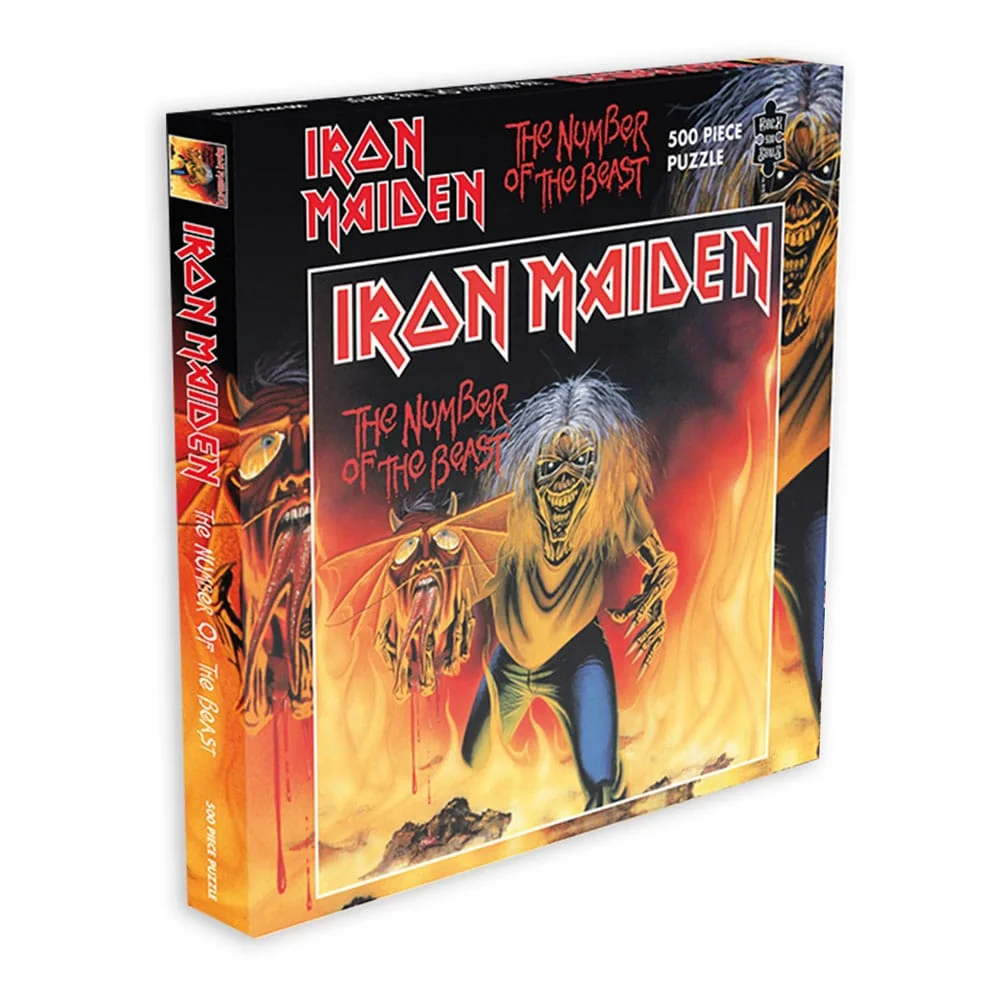 Φωτογραφία προϊόντος: NMR Distribution Iron Maiden Rock Saws Jigsaw Puzzle The Number of the Beast Single (500 pieces)