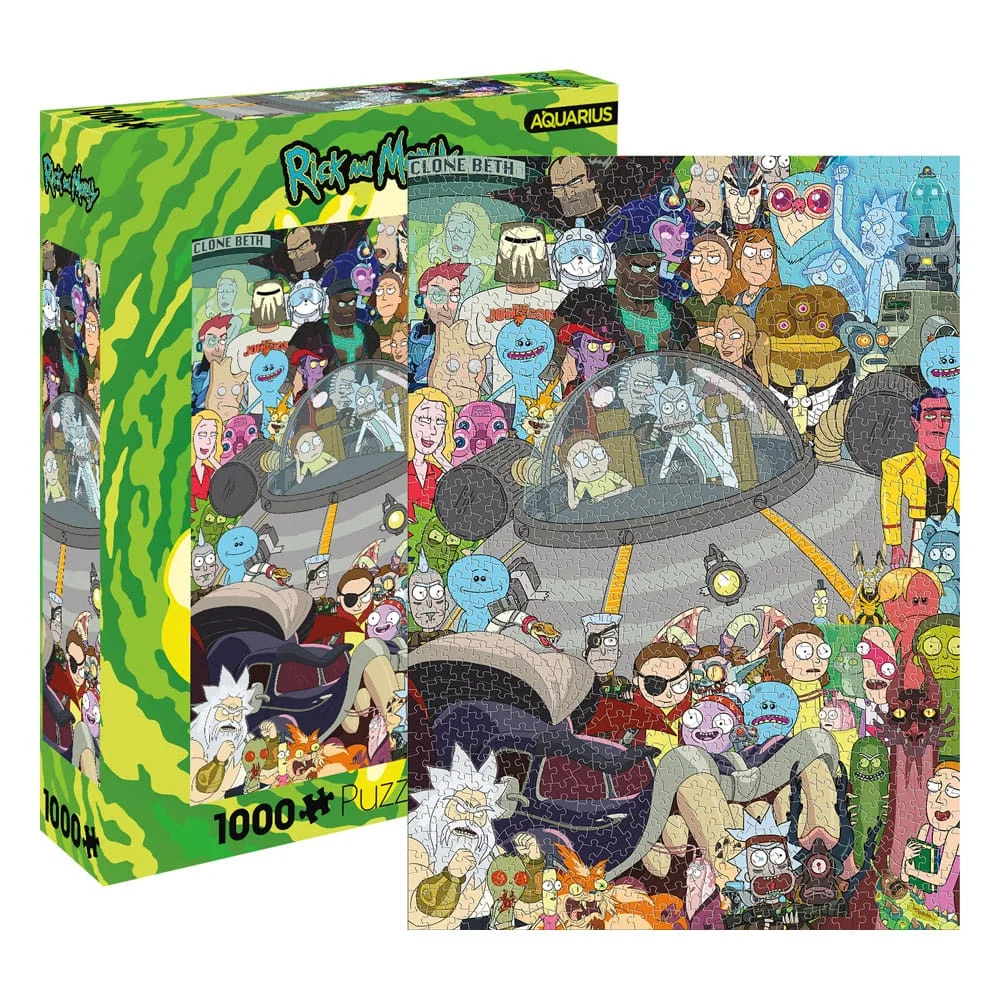 Φωτογραφία προϊόντος: Aquarius Rick and Morty Jigsaw Puzzle Group (1000 pieces)