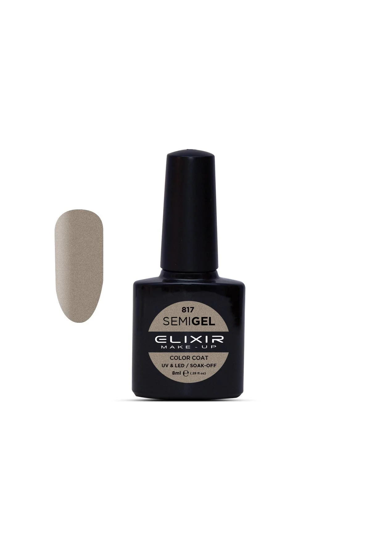 Φωτογραφία προϊόντος: Elixir Ημιμόνιμο βερνίκι 8ml 817 (Pearle Ecru)