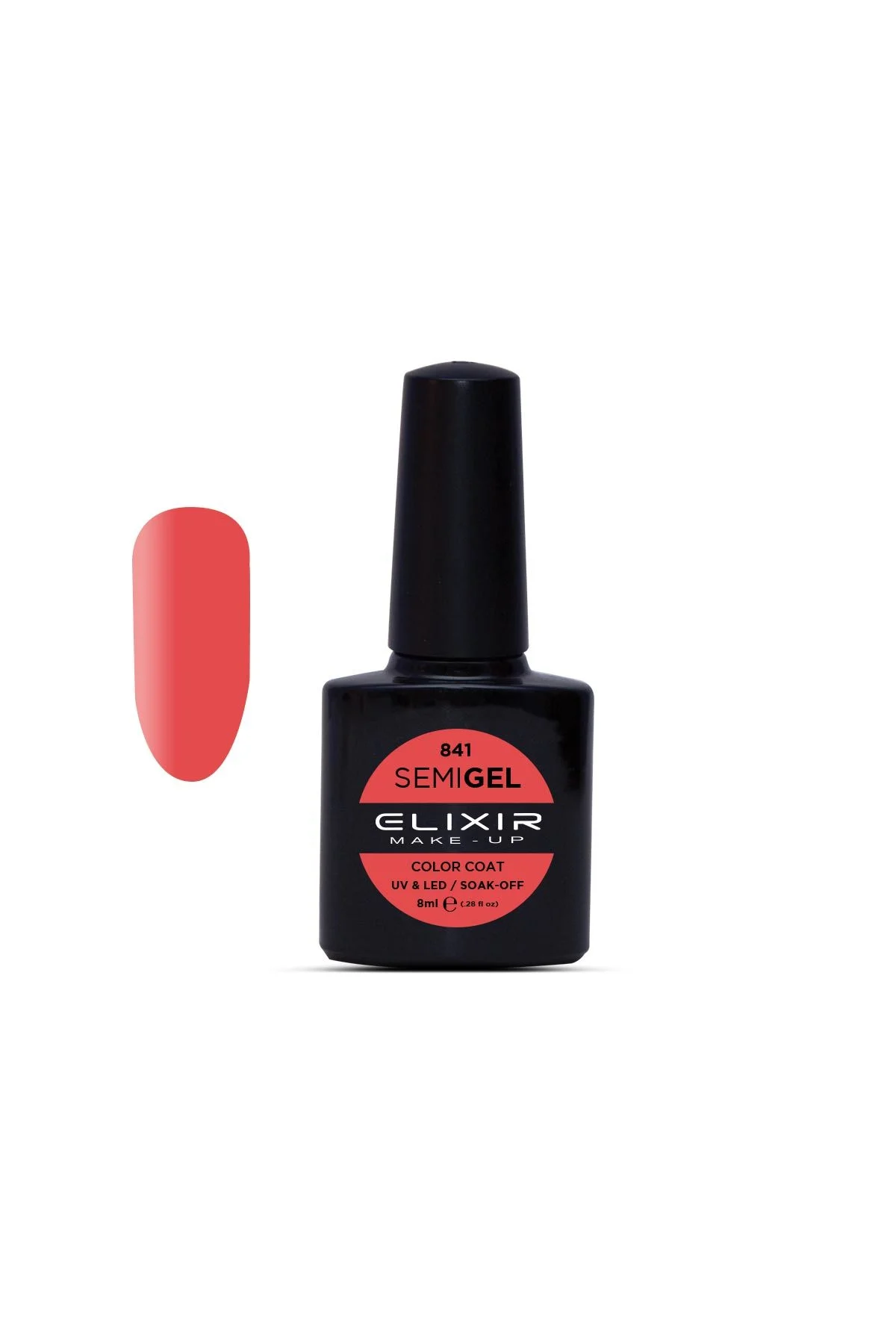 Φωτογραφία προϊόντος: Elixir Ημιμόνιμο βερνίκι 8ml 841 (Strawberry)