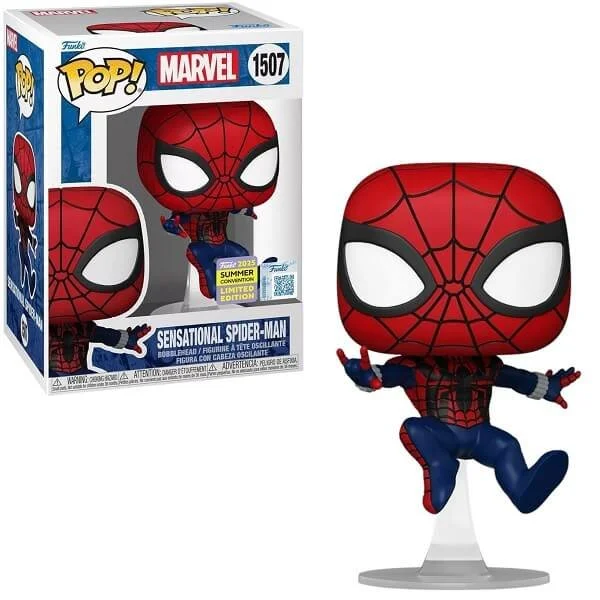 Φωτογραφία προϊόντος: Funko POP Marvel - Sensational Spider-Man 1507 Bobble-Head 2025 Summer Convention Exclusive