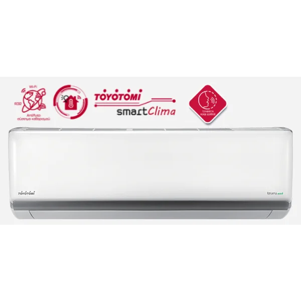 Φωτογραφία προϊόντος: Toyotomi Izuru All DC TRN/TRG-2328ZR Κλιματιστικό Inverter 9.000 btu/h με Ιονιστή και WiFi A+++/A+++ Σε 3 άτοκες δόσεις
