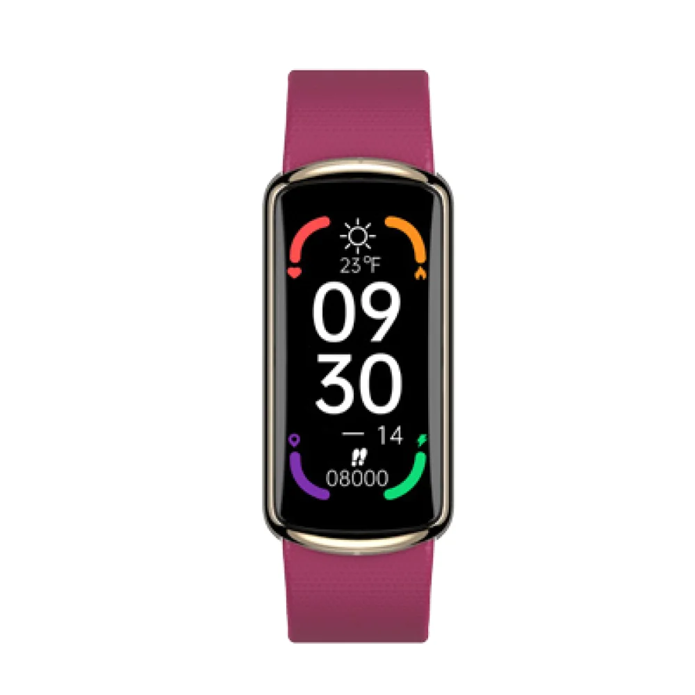 Φωτογραφία προϊόντος: JM-Smartwatches Ρολόι Γυναικείο με καουτσούκ σάπιο μήλο λουρί Smartwatch JMSMART PJS0012V