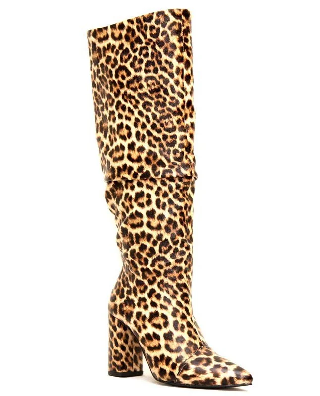 Φωτογραφία προϊόντος: Anteos Shoes 81537x Γυναικεία Μπότα Eco-Leather σε Λεοπάρ χρώμα με Fleece ζεστή επένδυση