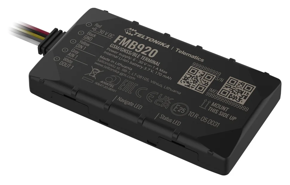 Φωτογραφία προϊόντος: TELTONIKA GPS Tracker αυτοκινήτου FMB920, GSM/GPRS/GNSS, Bluetooth
