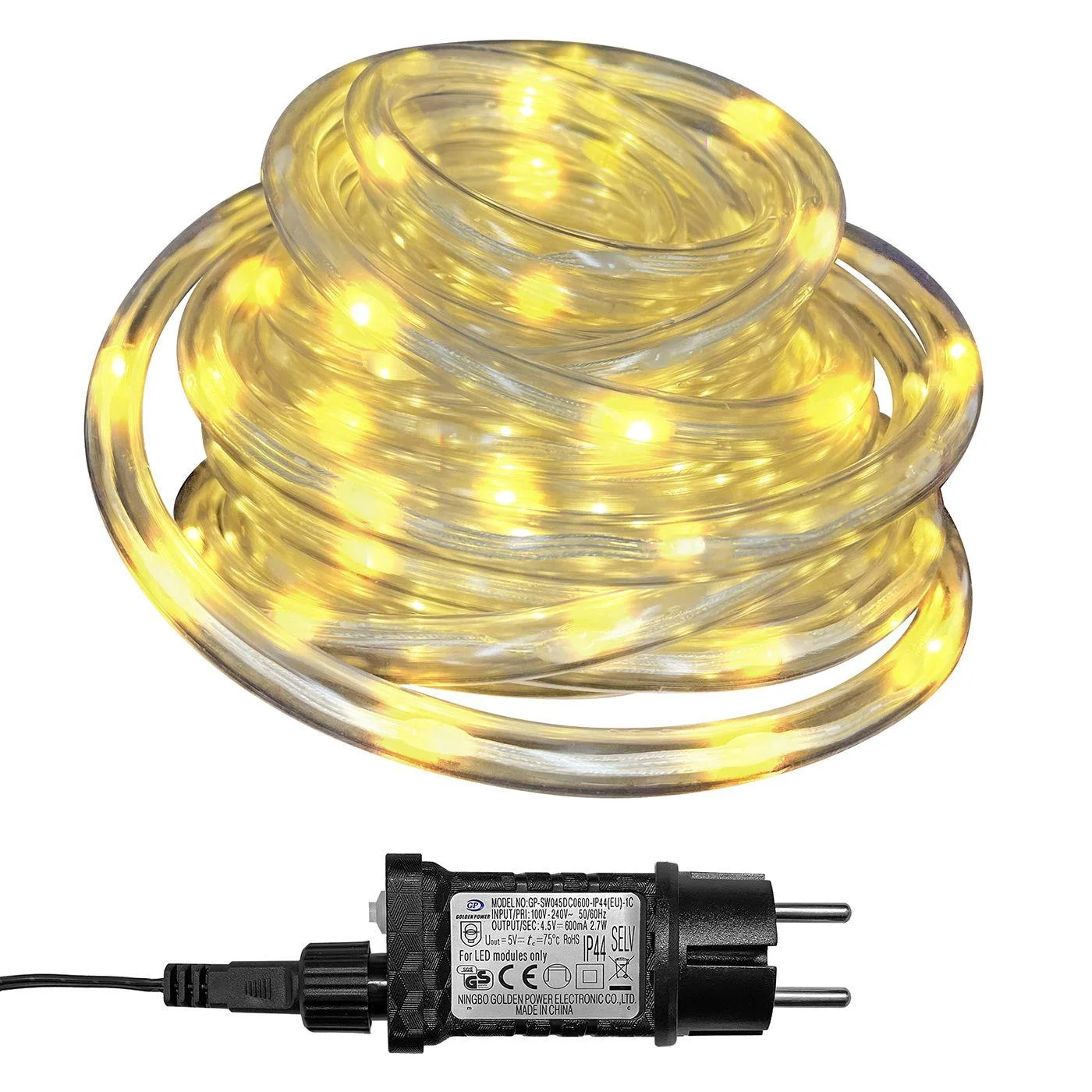 Φωτογραφία προϊόντος: Xmasfest Φωτοσωλήνας 400 led 20m λευκός θερμός με προγράμματα ip44 Φ11mm 20m (+3m extra καλώδιο) 93-3493
