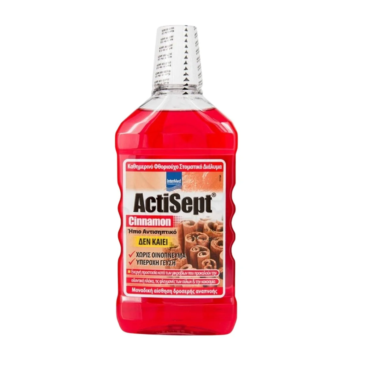 Φωτογραφία προϊόντος: Intermed,Intermed Oral Care Adults Intermed Actisept Mouthwash Cinnamon 500ml