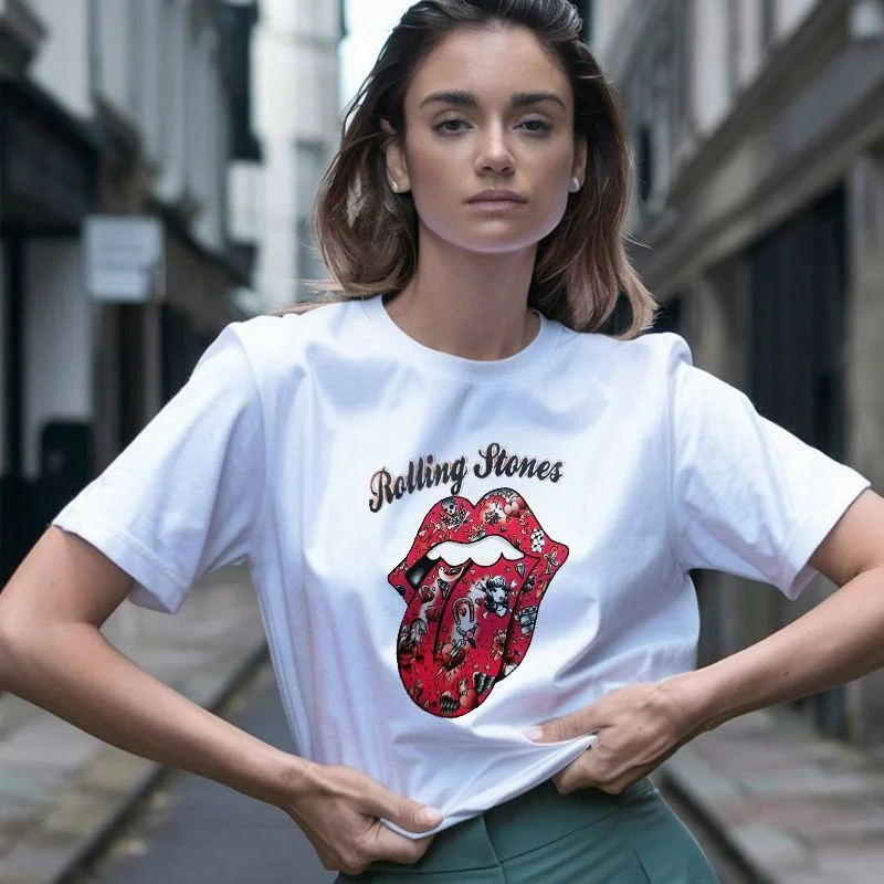 Φωτογραφία προϊόντος: Prime T-Shirt Μαύρο με σχέδιο Lips 8262