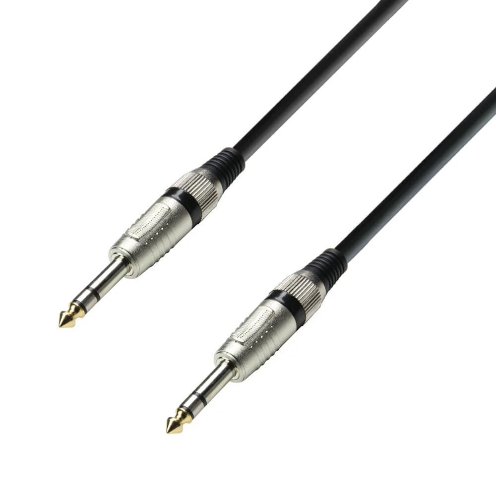 Φωτογραφία προϊόντος: Adam Hall K3BVV0300 3Star Series Καλώδιο Audio 1/4 Stereo Jack - 1/4 Stereo Jack 3m Μαύρο