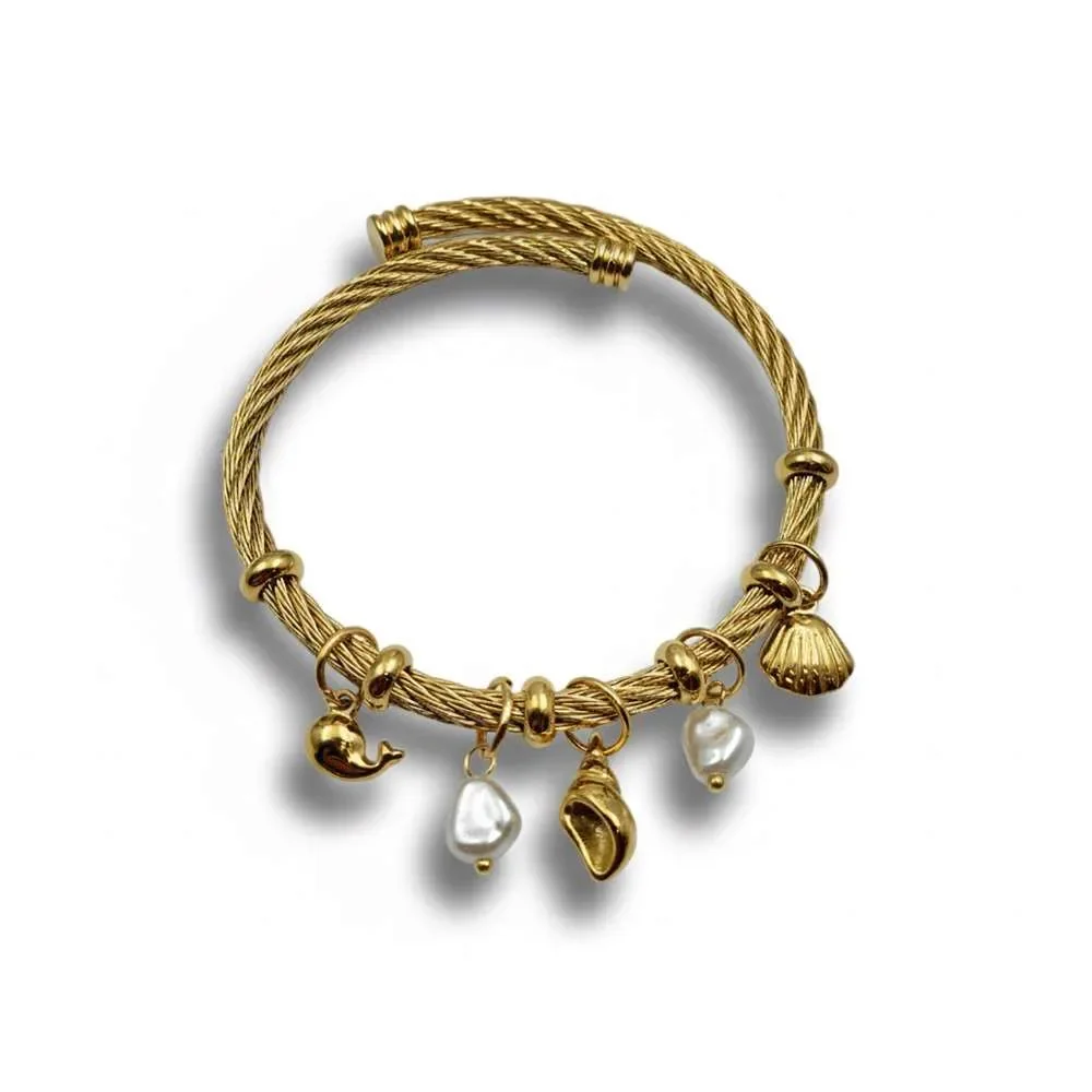 Φωτογραφία προϊόντος: OEM Βραχιόλι χρυσό με summer charms