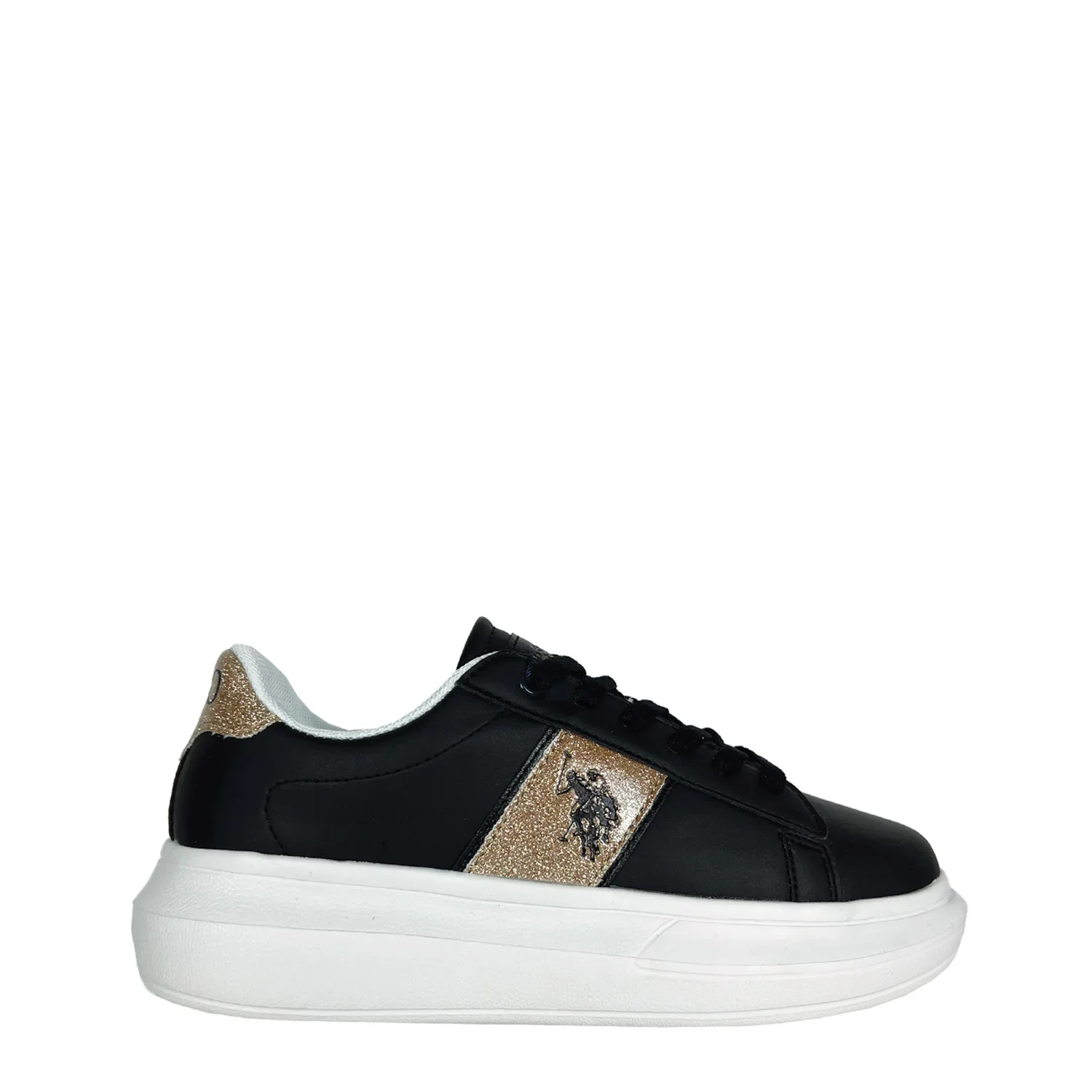 Φωτογραφία προϊόντος: U.S. Polo ASSN. Παιδικό Sneaker HELIS004A-BLK-GOL01