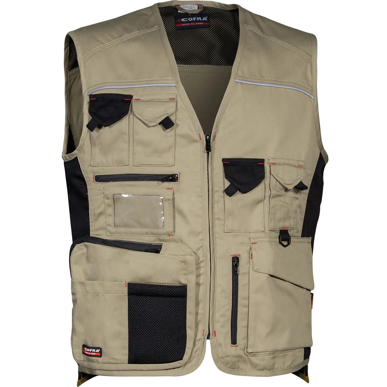 Φωτογραφία προϊόντος: Γιλέκο Εργασίας Cofra Expert khaki/black