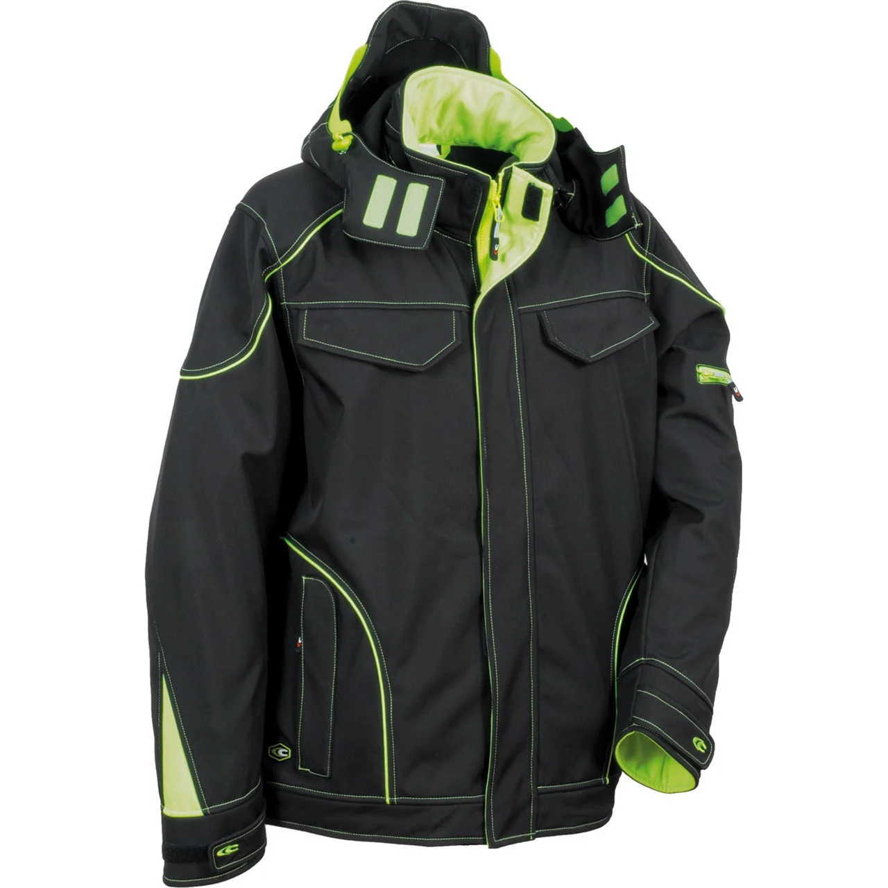 Φωτογραφία προϊόντος: Softshell Jacket Cofra Tecka black/lime