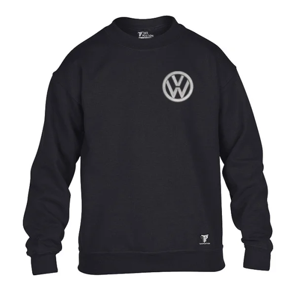 Φωτογραφία προϊόντος: Κέντημα Auto Volkswagen Παιδική μπλούζα φούτερ Takeposition – Μαύρο
