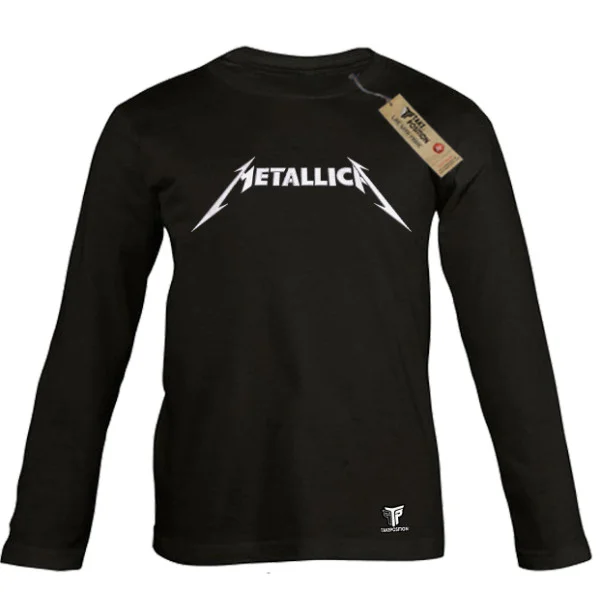 Φωτογραφία προϊόντος: Κέντημα Metallica σε Παιδικό Μπλουζάκι Κοντομάνικο Takeposition, Μαύρο | 214-814-7501