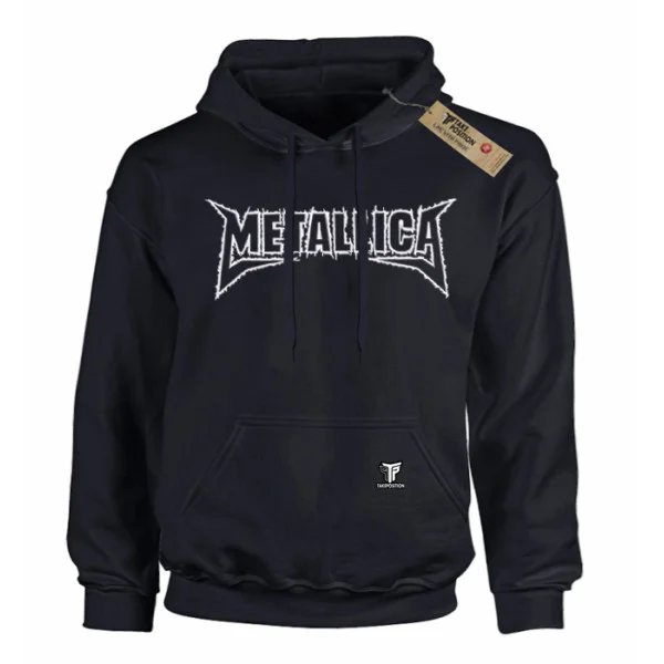 Φωτογραφία προϊόντος: Κεντητό σχέδιο Metallica σε Παιδικό Φούτερ με Κουκούλα Takeposition, Μαύρο | 214-811-7502