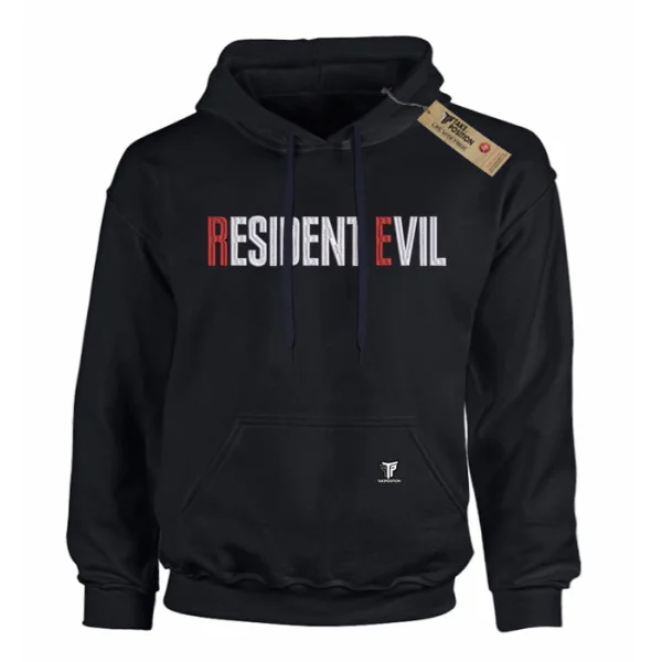 Φωτογραφία προϊόντος: Κέντημα Resident Evil σε Παιδικό Φούτερ με κουκούλα Takeposition σε Μαύρο