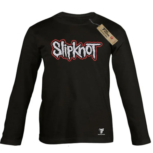 Φωτογραφία προϊόντος: Κέντημα Slipknot σε Παιδικό Μπλουζάκι Κοντομάνικο Takeposition, Μαύρο | 214-814-7527