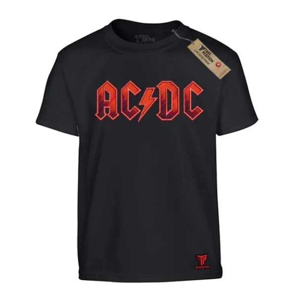 Φωτογραφία προϊόντος: Κεντημένη στάμπα Acdc Raizor σε Παιδική Μπλούζα Κοντομάνικη Takeposition, Μαύρο | 214-806-7519
