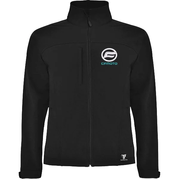 Φωτογραφία προϊόντος: Κεντημένο Takeposition Ανδρικό Μπουφάν Softshell CF moto με Επένδυση Fleece & Ανακλαστική Ρίγα – Μαύρο