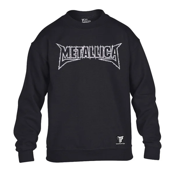 Φωτογραφία προϊόντος: Κεντητό σχέδιο Metallica σε Παιδική Φούτερ Takeposition, Μαύρο | 214-810-7502