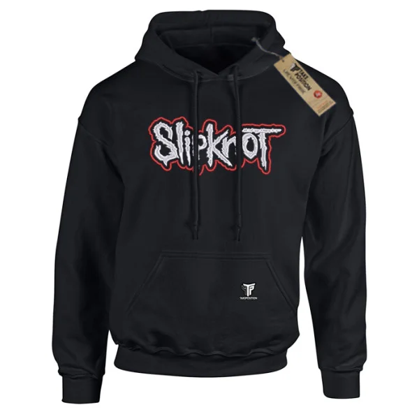 Φωτογραφία προϊόντος: Κέντημα Slipknot σε Ανδρικό Φούτερ με Κουκούλα Takeposition, Μαύρο | 214-907-7527