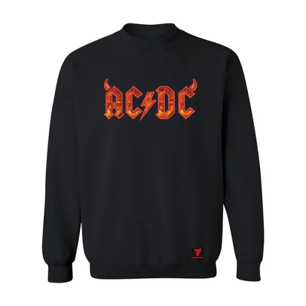 Φωτογραφία προϊόντος: Κεντημένη στάμπα Acdc Hell raisen σε Φούτερ Μπλούζα Unisex Takeposition, Μαύρο | 214-332-7500