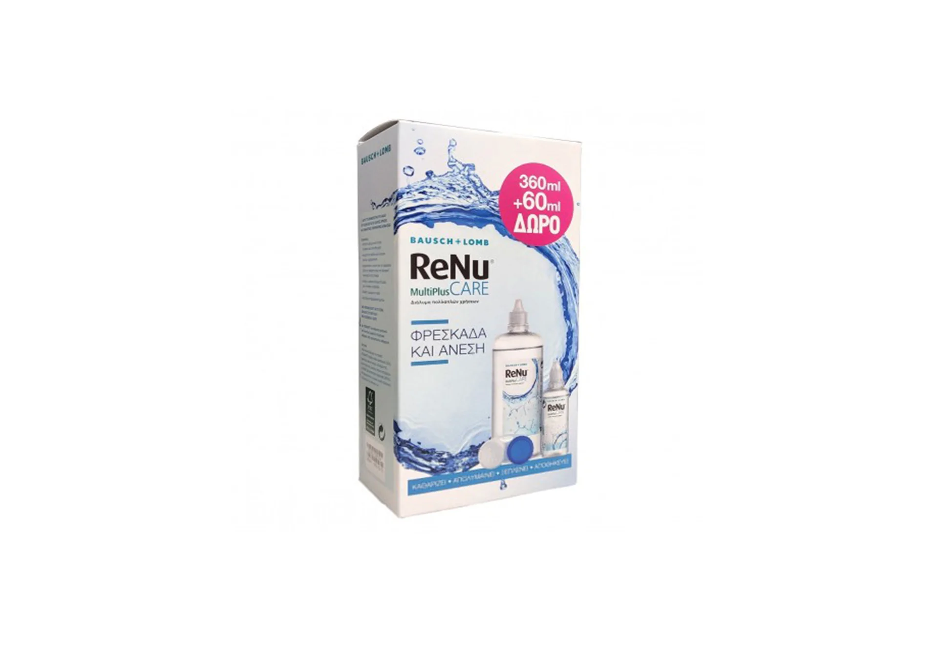 Φωτογραφία προϊόντος: Bausch & Lomb ReNu Advanced Υγρό Φακών 360ml+60ml Δωρο