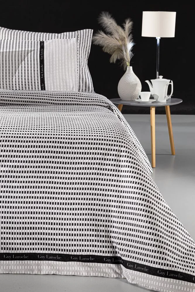 Φωτογραφία προϊόντος: Σεντόνια King-Size Σετ 270x265 Guy Laroche Flannel Parma Grey