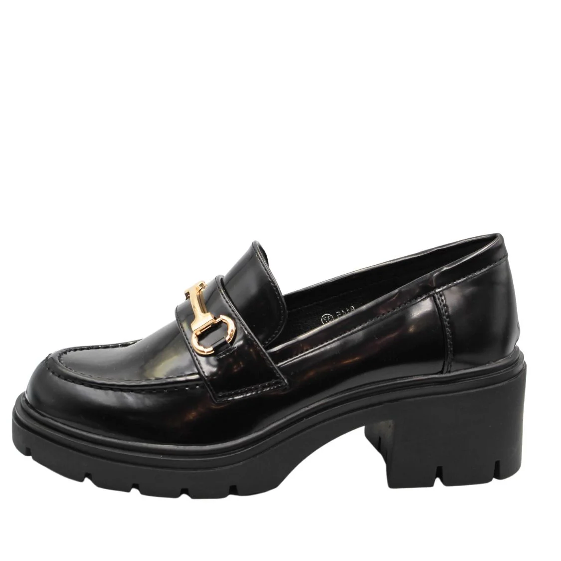 Φωτογραφία προϊόντος: PLATO Loafers chunky με αγκράφα δερματίνη