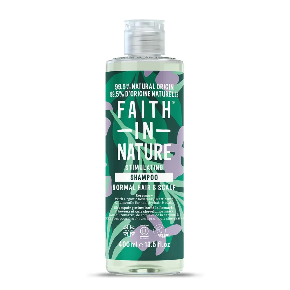 Φωτογραφία προϊόντος: Faith in Nature Δενδρολίβανο Σαμπουάν κατά της Πιτυρίδας για Κανονικά Μαλλιά 400ml Ηνωμένο Βασιλειο Vegan Βιολογικό προϊόν Χωρίς Parabens Χωρίς Θειικά άλατα (SLS)