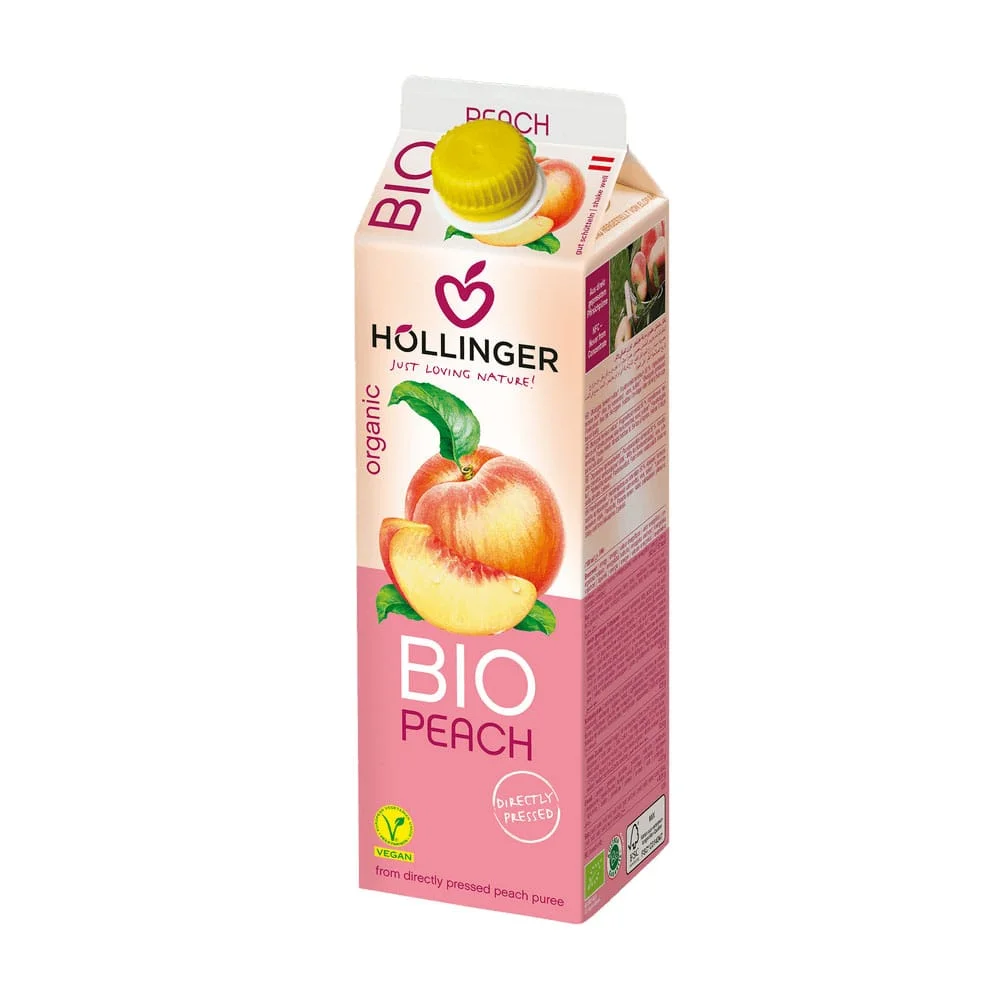 Φωτογραφία προϊόντος: Χυμός Ροδάκινο 1L Hollinger Bio - 223130000 Αυστρία Βιολογικό προϊόν