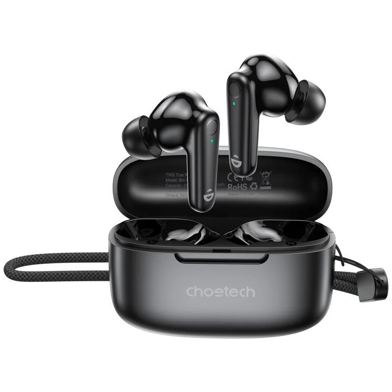 Φωτογραφία προϊόντος: True Wireless Ακουστικά Bluetooth Choetech BH-T86 Μαύρο N70843
