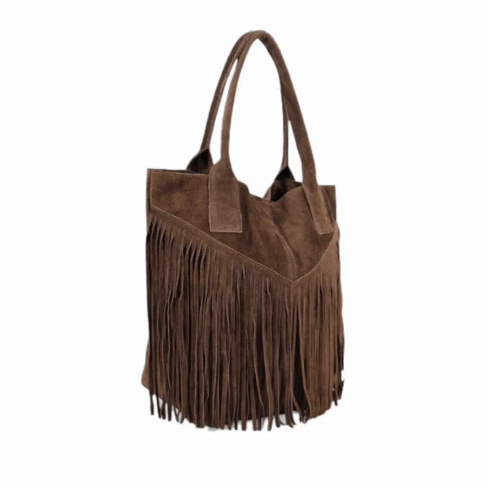 Φωτογραφία προϊόντος: Mourato Shopper Fringed Bag Καφέ