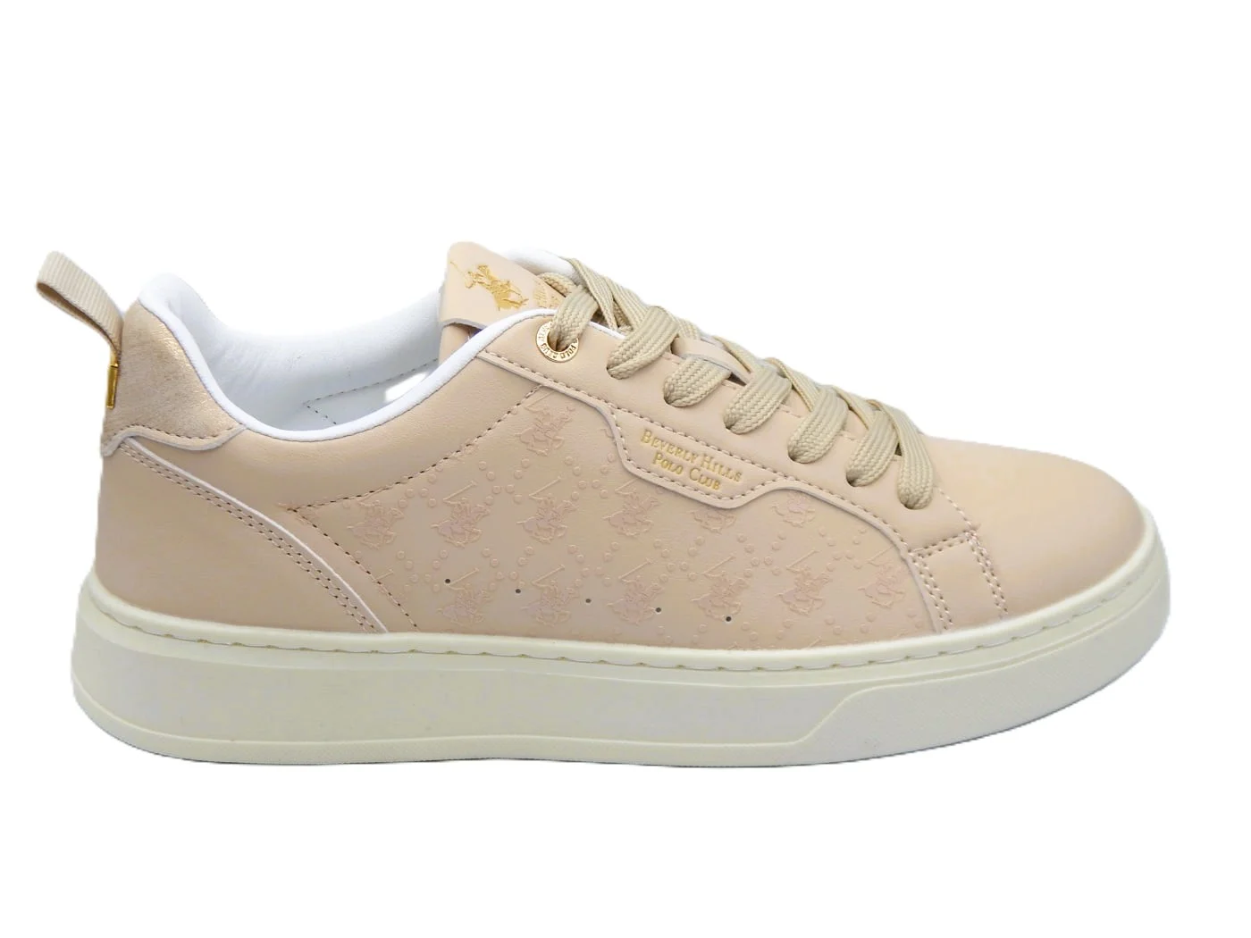 Φωτογραφία προϊόντος: POLO BEVERLY HILLS ΓΥΝΑΙΚΕΙΑ SNEAKERS KELLE ΡΟΖ ΧΡΥΣΟ