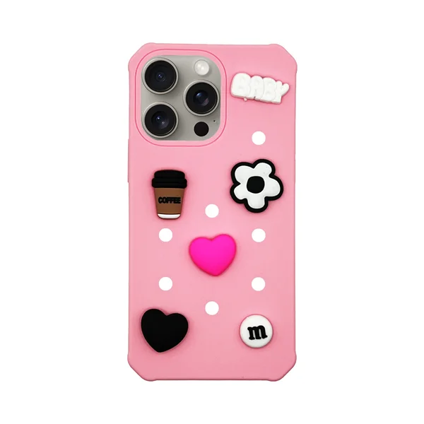 Φωτογραφία προϊόντος: Vivid Silicone Pins Case Apple iPhone 15 Pro Max Pink