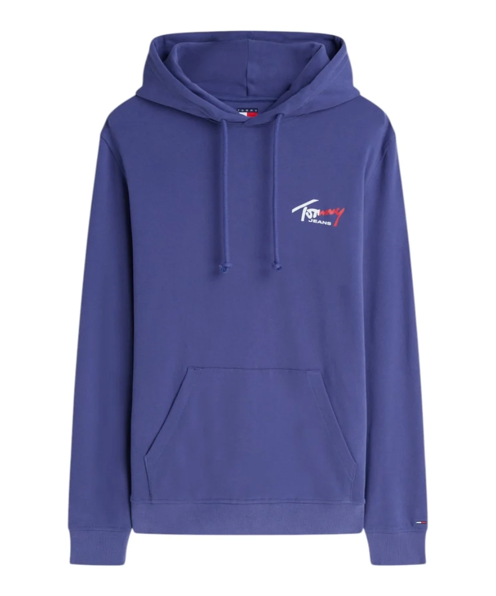 Φωτογραφία προϊόντος: Tommy Hilfiger - Ανδρικό Φούτερ Entry Sign Regular Fit DM0DM22680-C6Q Μπλε/Μωβ