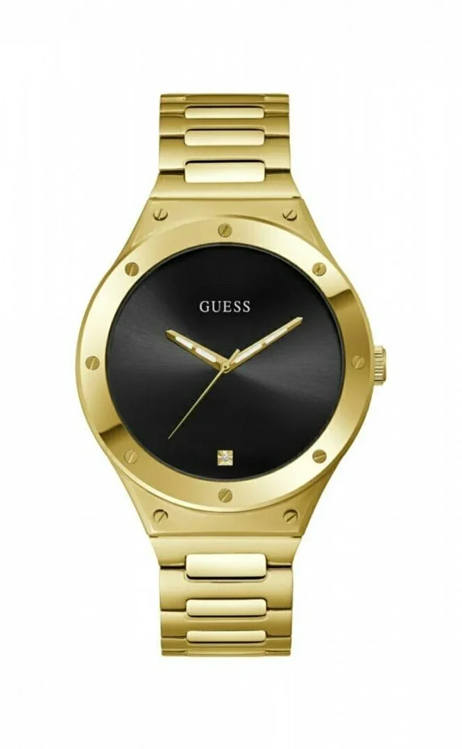 Φωτογραφία προϊόντος: Guess Ανδρικό Ρολόι Με Χρυσό Μεταλλικό Μπρασελέ