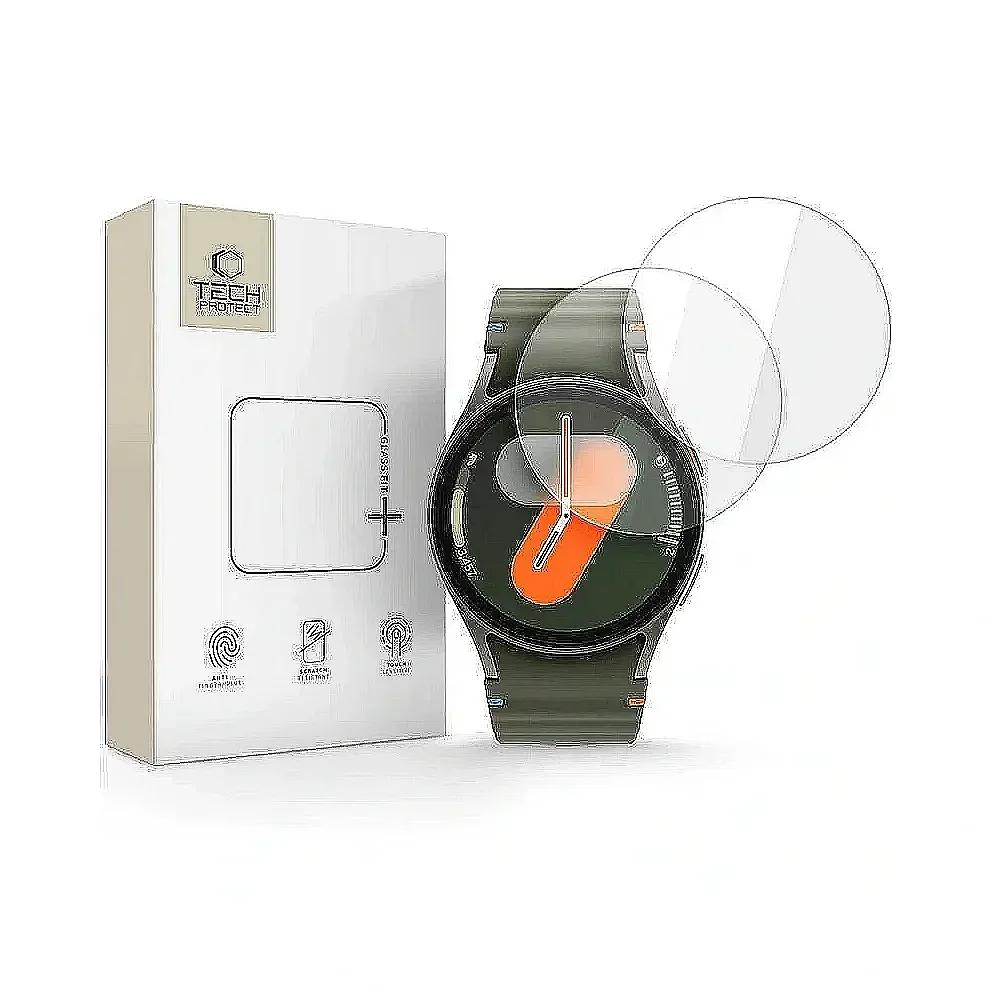 Φωτογραφία προϊόντος: Tech-Protect Glass Fit+ 2-Pack Samsung Galaxy Watch 4 / 5 / 6 / 7 / FE (40 mm) Clear