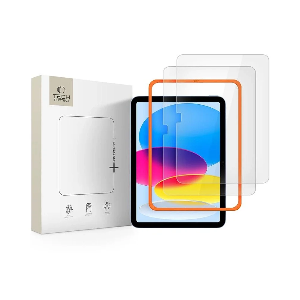 Φωτογραφία προϊόντος: Tech-Protect Tempered Glass Easy Set+ 2-Pack iPad 10.9” 10th 2022 / 11” 11th 2025 Clear