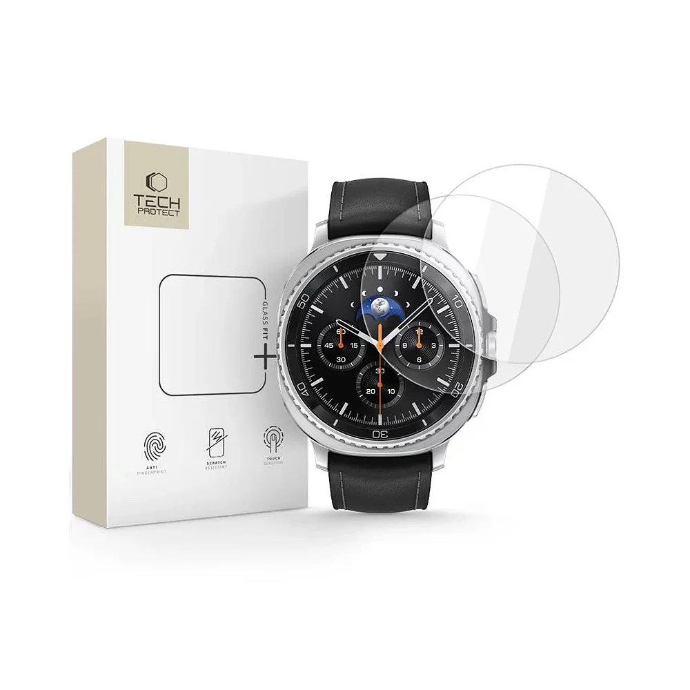 Φωτογραφία προϊόντος: Tech-Protect Glass Fit+ 2-Pack Tempered Glass For Samsung Galaxy Watch 8 Classic (46mm) Clear